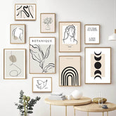 Affiches sur toile minimalistes